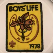 Boys Life 1978 Pocket Patch Boy Scouts of America BSA
