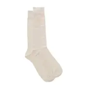 Logo printed socks 39,43 Nude