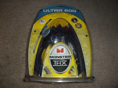 Monster Cable Ultra 600 4ft Component Video THX Certified (B1) NEW