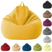 Adult Kids Large Bean Bag Chair Cover Indoor Outdoor Beanbag Seat Lazy Lounger
