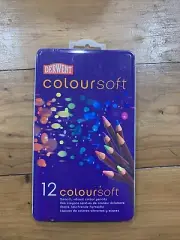 Derwent COLOURSOFT Professional Quality Artists Pencils Set of 12 Colours Sealed