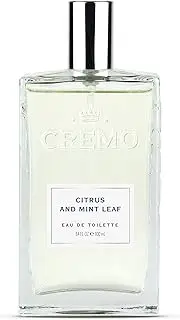 Cremo Citrus & Mint Leaf Eau de Toilette for Men - A Cool, Refreshing Scent with Notes of Fresh Mint, Citron, Cedar and Moss - Spray Cologne - 100ml - Fresh Fragrance