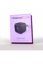 Polaroid Bumper Pendant Case (Black) for the Polaroid CUBE, CUBE+ HD Cameras