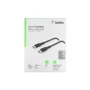 BELKIN USB-C TO USB-C CABLE BOOST CHARGE 2M TYPE C USB-IF CERTIFIED CAB003BT2MBK
