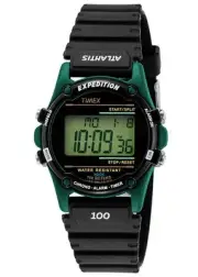 Timex Atlantis Nuptse TW2U91800 Digital Watch Resin Strap 1.57in Green Japan