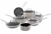 KitchenAid 12-Piece Non-Stick Pour & Strain Aluminum Non Stick Cookware Set