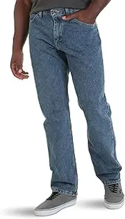[Wrangler Authentics] Wrangler Men's Authentics Classic Relaxed Fit Jean, Vintage Stonewash, 40W x 30L