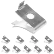 10 Pcs Heavy Duty Shelf Clips Cabinet Pegs Adjustable Brackets Shelves Floating