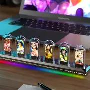 DIY IPS Nixie Tube Clock RGB LED Clock/Photos Display Glow Tube home Desk Decor