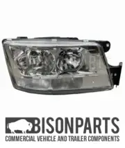 "FITS MAN TGX ELECTRIC ADJUST HEADLAMP & DAY TIME RUNNING LIGHT DRIVER SIDE RH