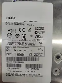 在飛比找Yahoo!奇摩拍賣優惠-浪潮 HGST 日立 HUS156060VLS600 600