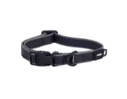 Rogz Classic Amphibian Collar. Size - Large [Colour : Black]