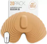 Not Just A Patch CGM Sensor Patches for Dexcom G6 & MiaoMiao (20 Pack) - Wate...