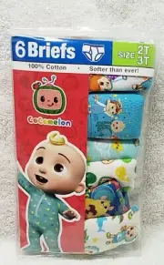 CoComelon Toddler Boys' Underwear 6-Pack Size 2T-3T/New
