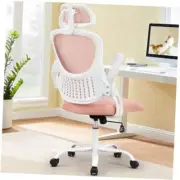 Office Computer Desk Chair, Ergonomic High-Back Mesh Rolling Work Chairs Pink