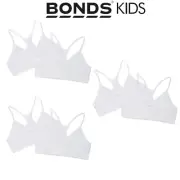6 Pack Bonds Sports Seamfree Racer Back Crop Top Girls Kids Training Bra Bulk