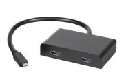 Monoprice 2-Port Mini Display Port 1.2 to HDMI Multi-Stream Transport Hub -0224