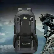 60L Large Backpack Sport Hiking Leisure School Backpack Gym Bag Men S8B7