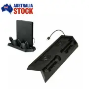 PlayStation PS4 Slim Vertical Stand Cooling Fan Controller Charger Dock Station