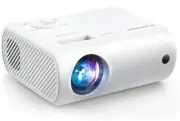 Mini Projector, CLOKOWE 2024 Upgraded Portable Projector with 9000 Lux and Full