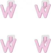 4pcs Durable Bathroom Shelf Multi-Functional Rack for Easy Storage of Bathroom Essentials Slippers Rack No Punching ABS, Package 1: 4pcs Pink