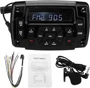 XTevu Bluetooth MP3 Player, USB Radio Sound System IP66 Waterproof Compatible with Bathroom Boat Yacht Car Motorcycle, Marine Audio Receiver, Waterproof Music Player