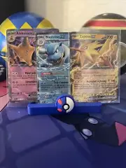 3 151 Singles Alakazam EX 065/165 / Blastoise EX 009/165 / Zapdos EX 145/165