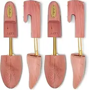[Stratton] MEN’S ADJUSTABLE SPLIT TOE CEDAR SHOE TREE | 2-PACK | GROWN IN USA | GREAT GIFT FOR MEN