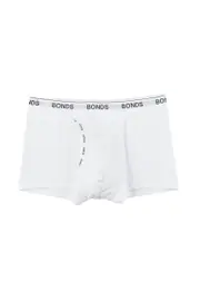 [Bonds] Bonds Men's Personalised Guyfront Trunk in White One Size White