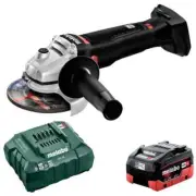 Metabo BRUSHLESS ANGLE GRINDER KIT 125mm 18V 5.5Ah +Battery & Charger AU61309000