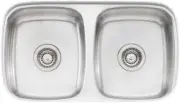 Oliveri Endeavour Double Bowl Undermount Sink EE63U