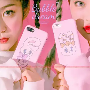 現貨到✨.Estherloves♥ .iPhone7/6/6s粉嫩系手機殼wego兔軟殼訂製款EstherKim兔