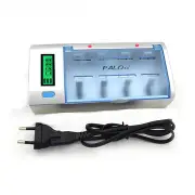 906W 4 Slots LCD Display Battery Charger For Nimh Nicd AA/AAA/SC/C/D/9V Rechargeable Battery