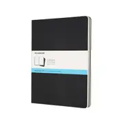 Moleskine Cahier Soft Cover Notebook Dot Grid Set X-Large (Black) [3-Pieces]