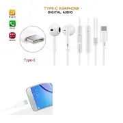 USB Type C Earphones Mic Control for Apple iPhone 16 Pro / iPhone 16 Pro Max