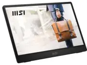 MSI Pro MP161 Portable Monitor, 15.6" FHD IPS 1080p, USB Type-C, Mini-HDMI