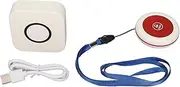 Caregiver Pager Wireless Nurse Call System Alert Button Long Distant Smart Call System Nurse Calling Alert Patient Help System for Home Hospital