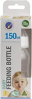 GrowBaby Reusable Bottle, 150 ml Capacity, Clear