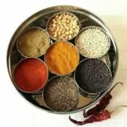Stainless Steel Masala Box 7 Masala Spices Storage Container Box Free Ship