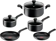 Tefal Comfort Hard Anodised Non-Stick 5 Piece Set, B483S517