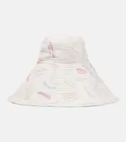 [Jacquemus] Jacquemus Le Chapeau Lagrima printed cotton sun hat UK 6 7/8 multicoloured