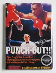 Mike Tyson's Punch Out FRIDGE MAGNET video game box nes