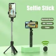 Flexible Tripod Holder Stand Selfie Stick With Bluetooth Remote For Mobile Phone