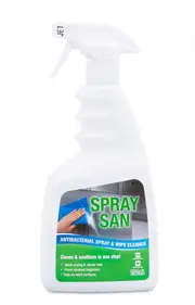Best Buy Spray San Multipurpose Spray and Wipe Sanitiser - White 750Ml Bottle