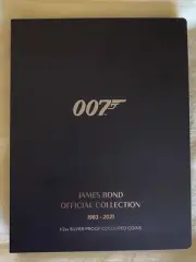 JAMES BOND 12x 1/2 oz SILVER PROOF COINS And a .5g GOLD COIN In This OO7 SET