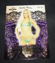 2015 Benchwarmer MADELYN BRINSON Sin City #23 CORSET Gold Foil/21 UJENA Bikini