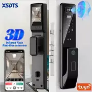 3D Face Recognition Smart Door Lock Camera Finger Print Password Security Lock
