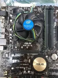 在飛比找Yahoo!奇摩拍賣優惠-【玉昇電腦】華碩 H97M-E +I5-4460CPU 11