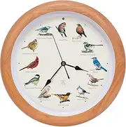 Mark Feldstein & Associates The Original Singing Bird Clock 25th Anniversary Edition (13 Inch, Premium Oak)