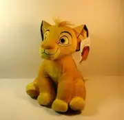 Disney Simba The Lion King 10” Sitting Plush NWT